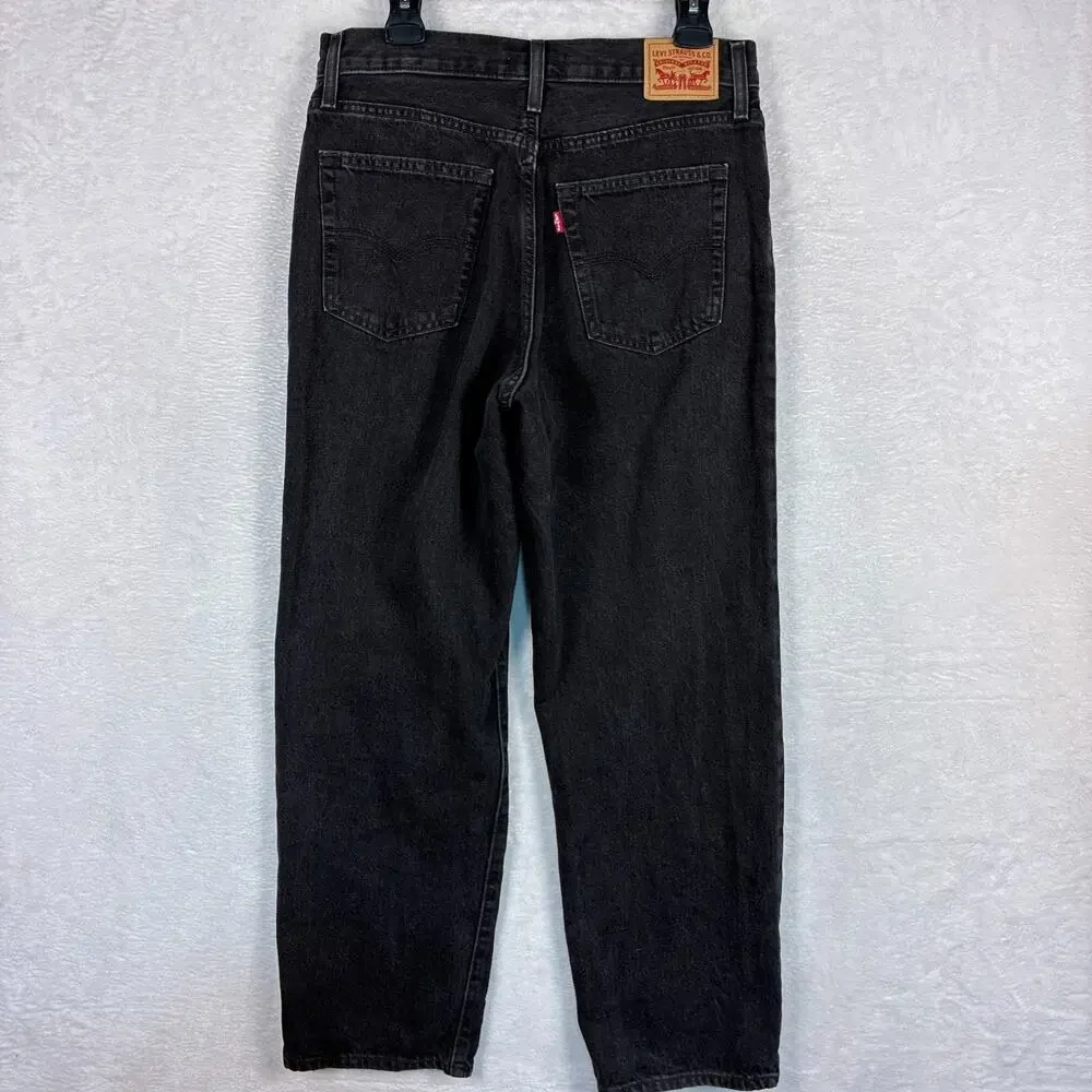 Levis Jeans Womens 30 Black '94 Baggy Wide Leg Grunge Festival Rave Goth Skate